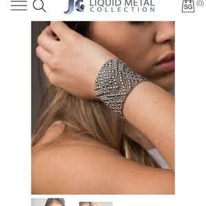 SG Liquid Metal by Sergio Gutierrez Bracelet Antique Silver